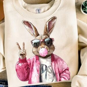 Hip Hop Bubble Bunny Sweat Shirt